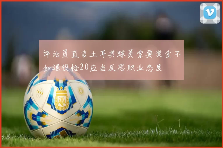 评论员直言土耳其球员索要奖金不如退役恰20应当反思职业态度